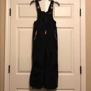 Champion Girls Black Snowbibs 